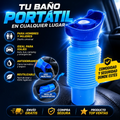 EmergencyGo™ Orinal Portátil Plegable — Urinario de Emergencia Antifugas